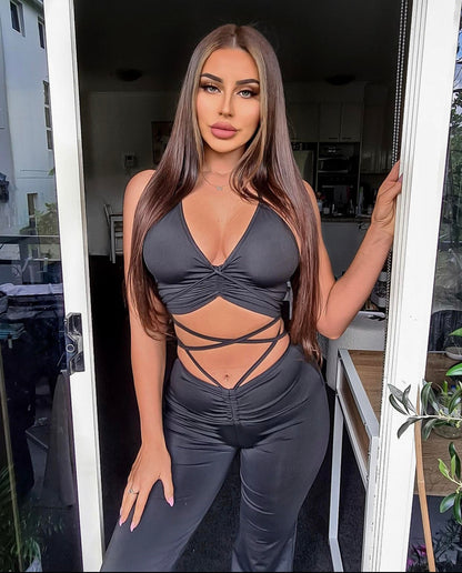 Molly Two Piece Set Black