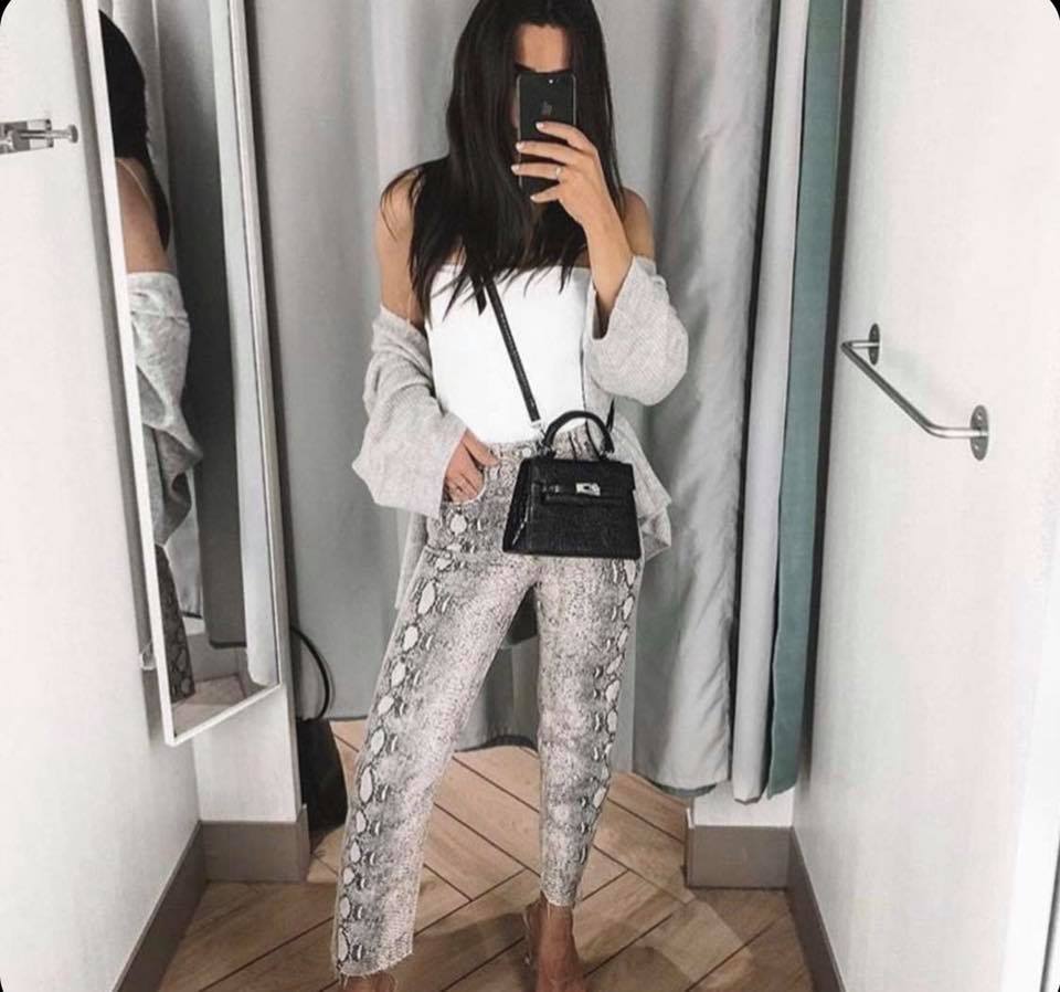 MINI CROC BLACK BAG