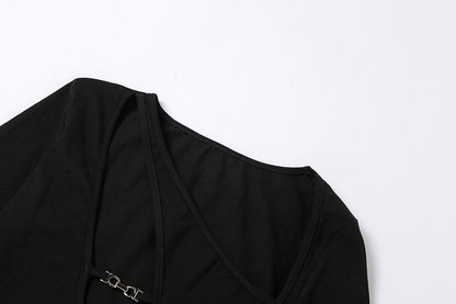 Anna Long Sleeve Buckle Top