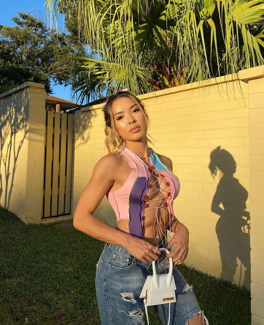 Siren Lace Up Crop