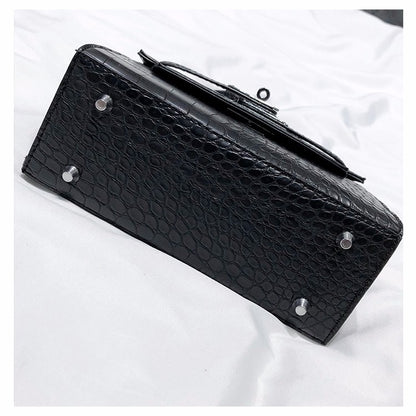 MINI CROC BLACK BAG